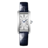 Cartier Tank Américaine Watch, Small Model, Quartz Movement, Steel, Leather