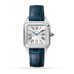 17311612 - Santos-Dumont Watch Small Model, Quartz Movement, Steel, Leather