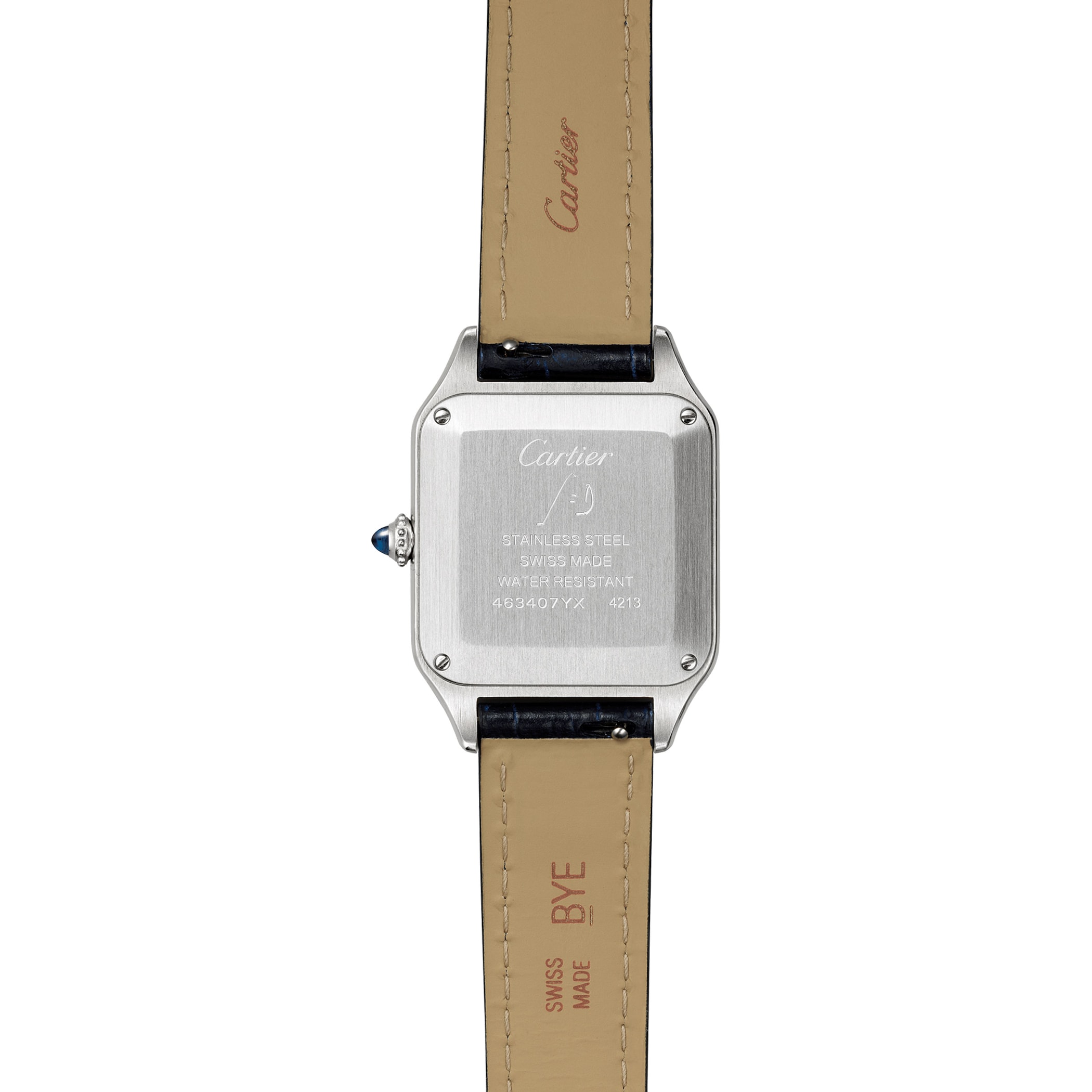 Cartier Santos-Dumont Watch Small Model, Quartz Movement, Steel, Leather Cartier Santos-Dumont Watch Small Model, Quartz Movement, Steel, Leather