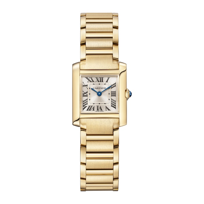 Cartier Tank Française Watch Small Model, Quartz Movement, Yellow Gold