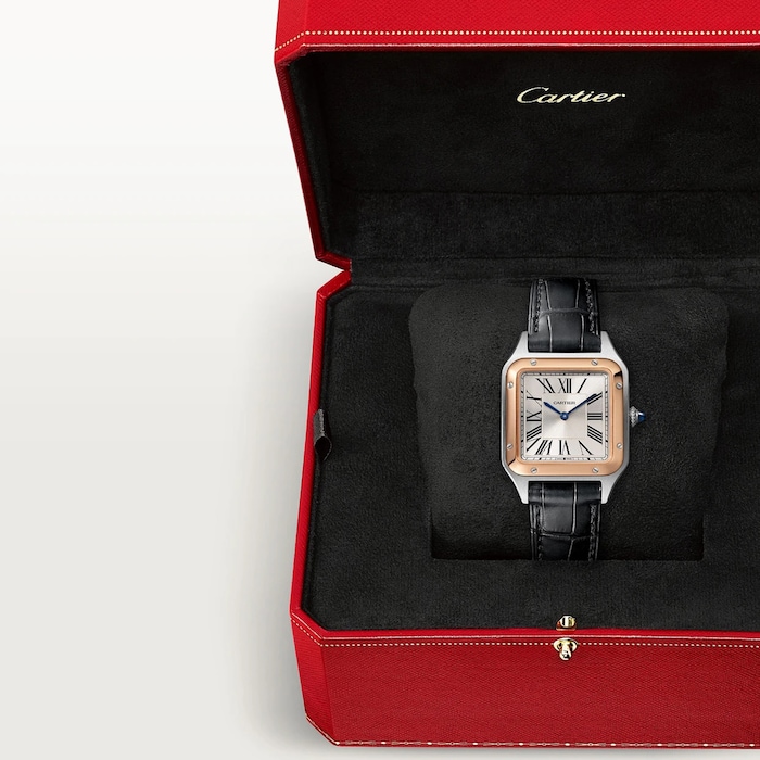 Cartier Santos-Dumont Watch, Small Model, High Autonomy Quartz Movement, Steel Case