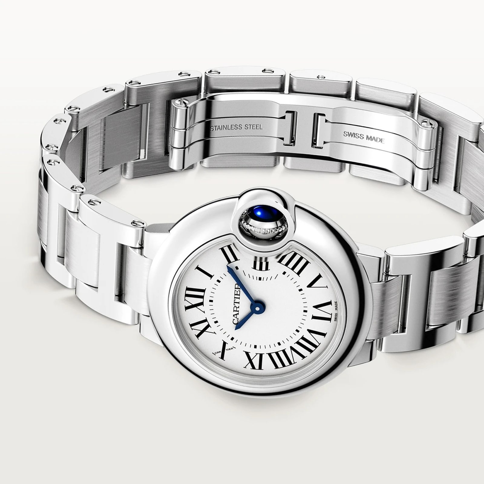 Cartier Ballon Bleu De Cartier Watch, 28mm, Quartz Movement, Steel Case