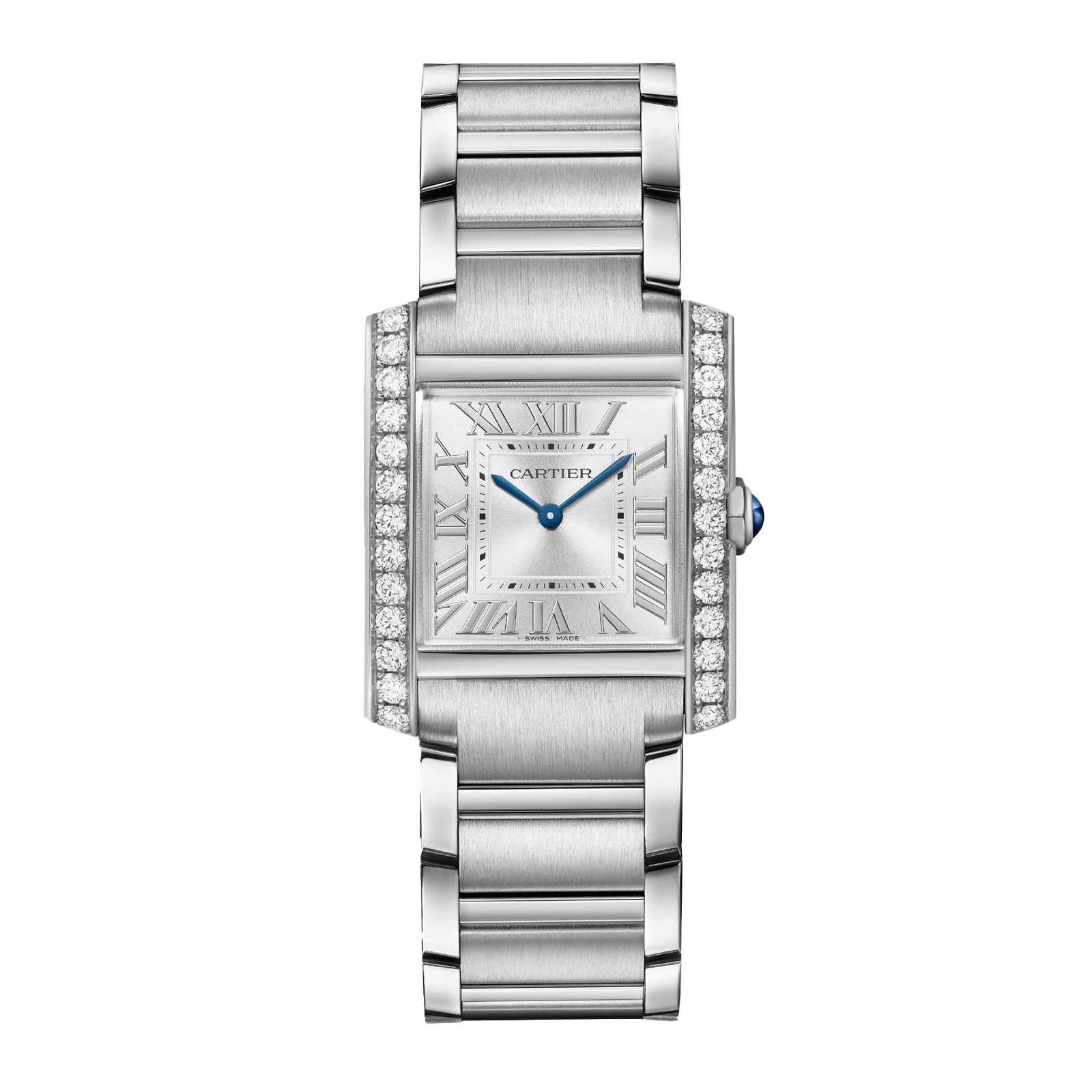 Cartier Tank Francaise Watch, Medium Model, Quartz Movement, Steel Case Cartier Tank Francaise Watch, Medium Model, Quartz Movement, Steel Case