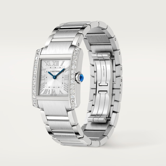 Cartier Tank Francaise Watch, Medium Model, Quartz Movement, Steel Case