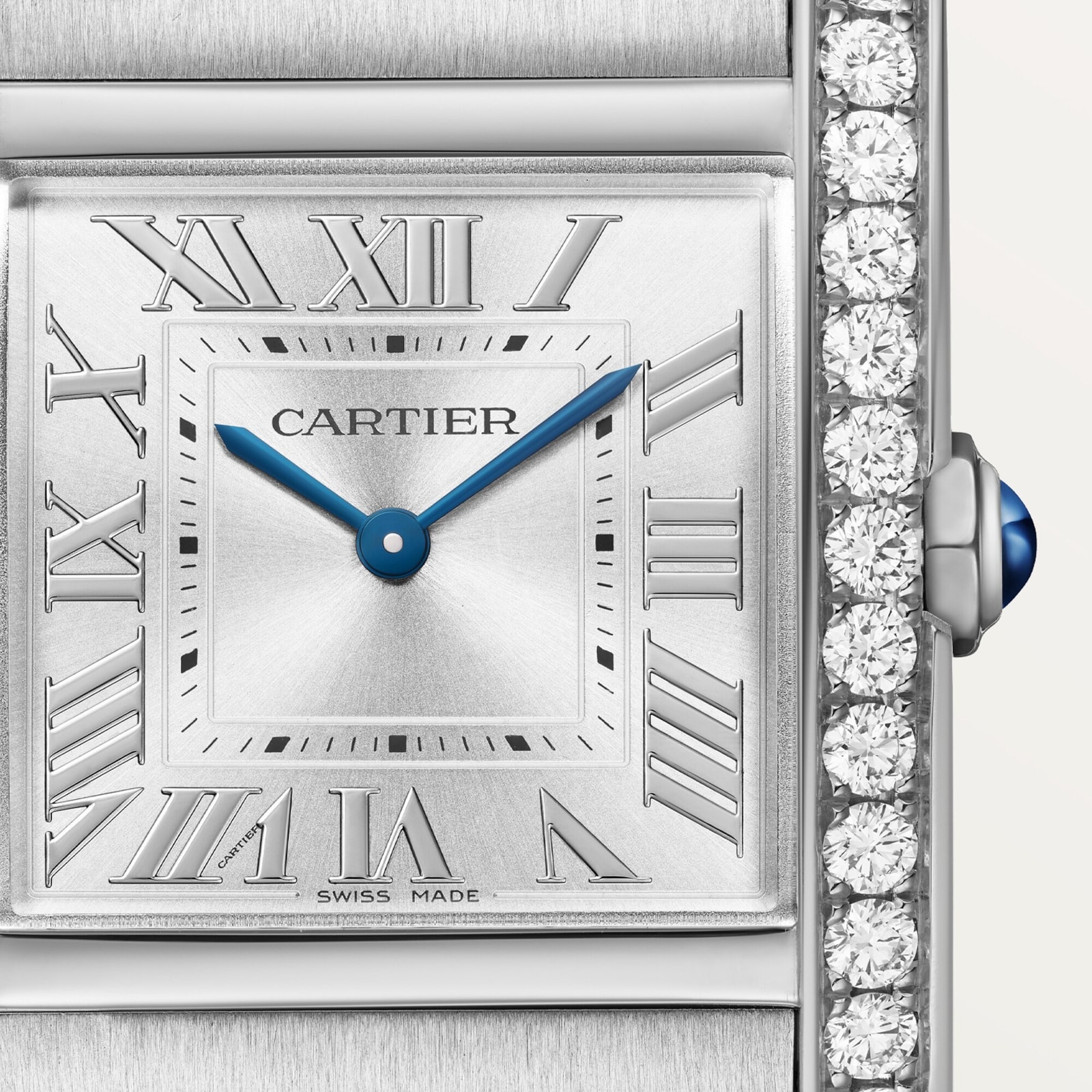 Cartier Tank Francaise Watch, Medium Model, Quartz Movement, Steel Case Cartier Tank Francaise Watch, Medium Model, Quartz Movement, Steel Case