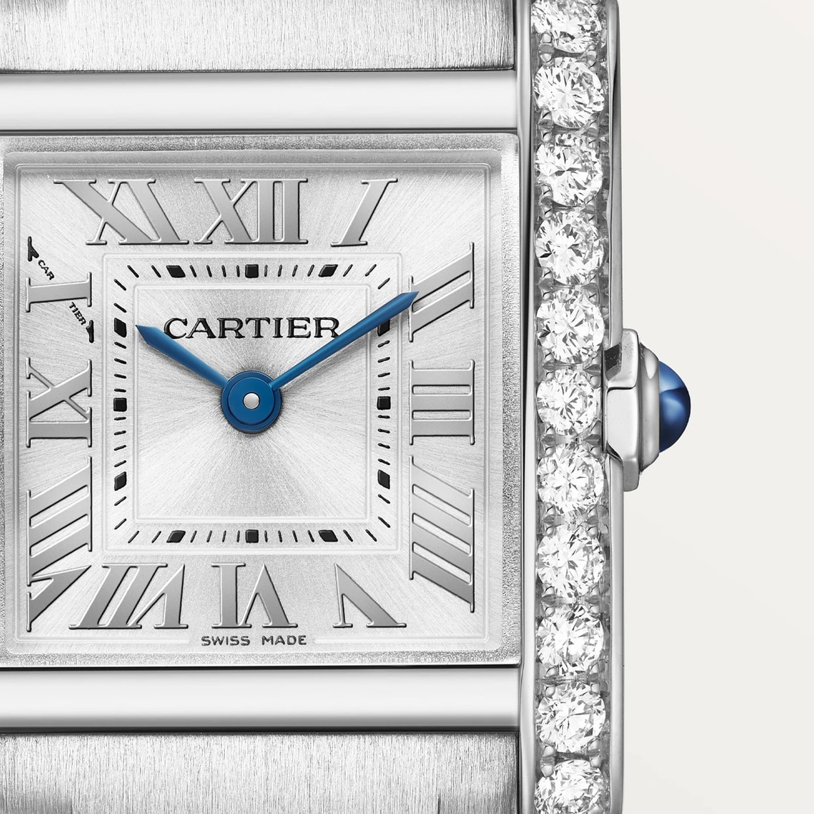 Cartier Tank Francaise Watch, Small Model, Quartz Movement, Steel Case