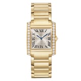 Cartier Tank Francaise Watch, Medium Model, Quartz Movement. 18K Yellow Gold Case