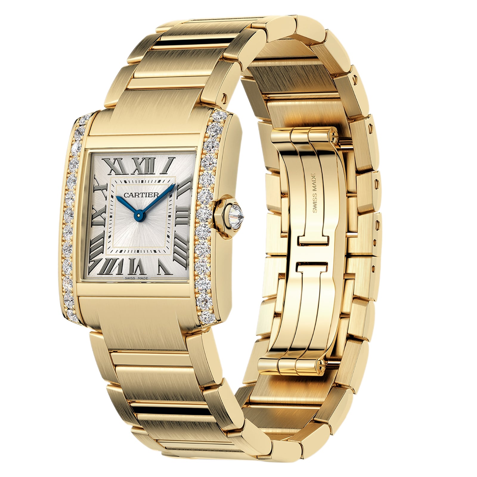 Cartier Tank Francaise Watch, Medium Model, Quartz Movement. 18K Yellow Gold Case Cartier Tank Francaise Watch, Medium Model, Quartz Movement. 18K Yellow Gold Case