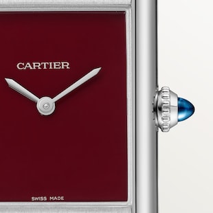 Cartier Tank Must watch, large model, High Autonomy quartz movement. Steel case,