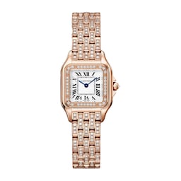 17311638 - Panthere De Cartier Watch, Small Model, Quartz Movement, Rose Gold