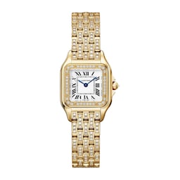 17311639 - Panthere de Cartier watch, small model, quartz movement, Yellow gold