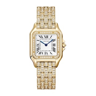 Cartier Panthere De Cartier Watch, Medium Model, Quartz Movement, Yellow Gold