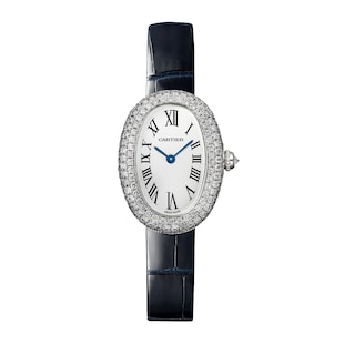 Cartier Baignoire Watch, Small Model, Quartz Movement, 18K White Gold Case