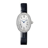Cartier Baignoire Watch, Small Model, Quartz Movement, 18K White Gold Case