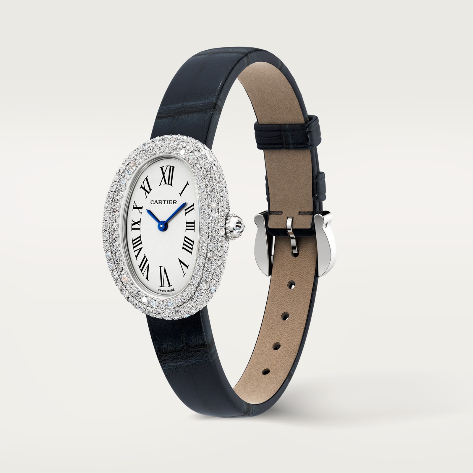 Cartier Baignoire Watch, Small Model, Quartz Movement, 18K White Gold Case Cartier Baignoire Watch, Small Model, Quartz Movement, 18K White Gold Case