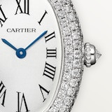 Cartier Baignoire Watch, Small Model, Quartz Movement, 18K White Gold Case