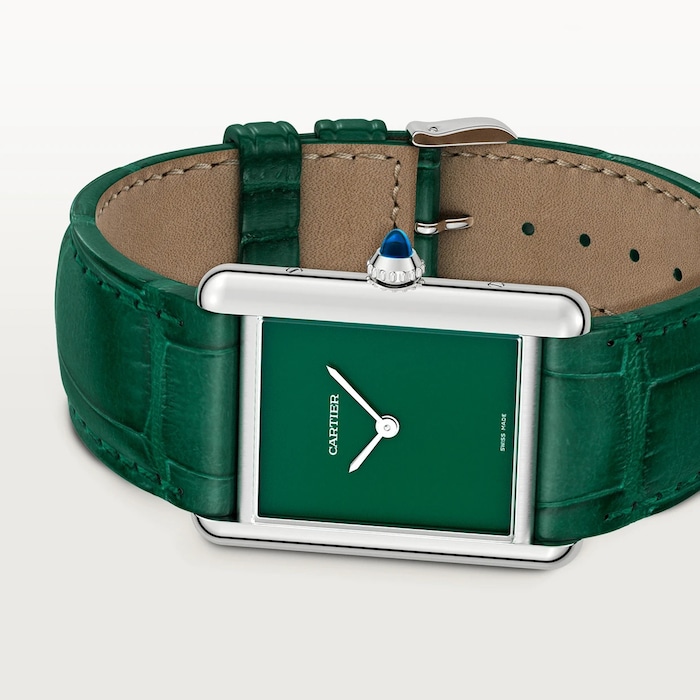 Cartier Tank Must Watch, Large Model, Quartz Movement, Steel Case
