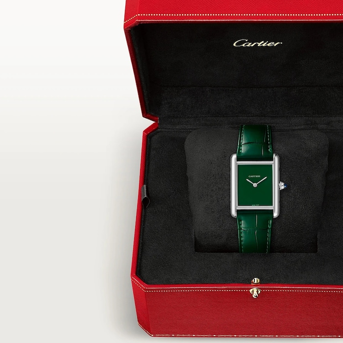 Cartier Tank Must Watch, Large Model, Quartz Movement, Steel Case