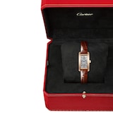 Cartier Tank Americaine Watch, Mini Model, Quartz Movement, Rose Gold Case