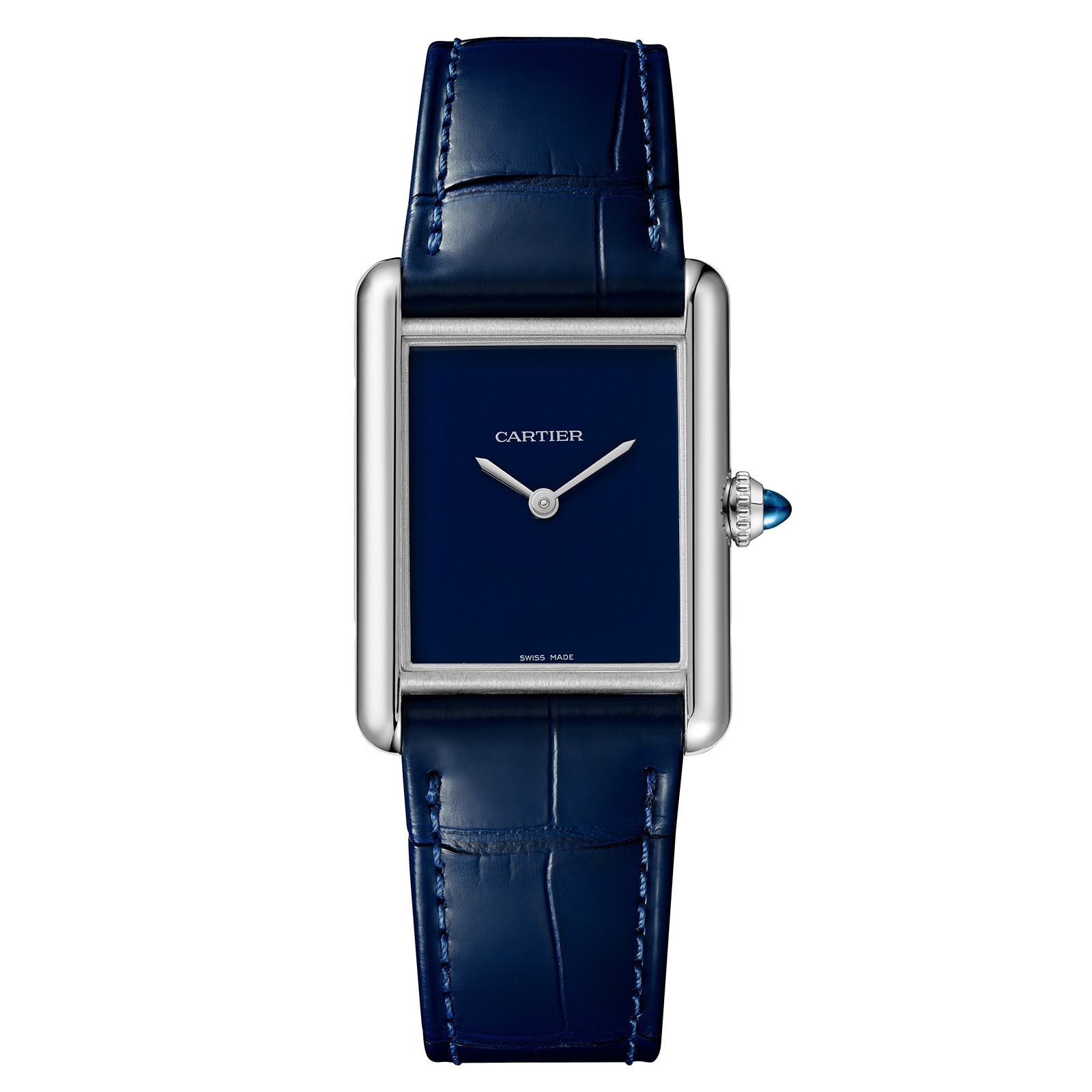 Cartier Tank Must Watch, Large Model, High Autonomy Quartz Movement, Steel Case Cartier Tank Must Watch, Large Model, High Autonomy Quartz Movement, Steel Case