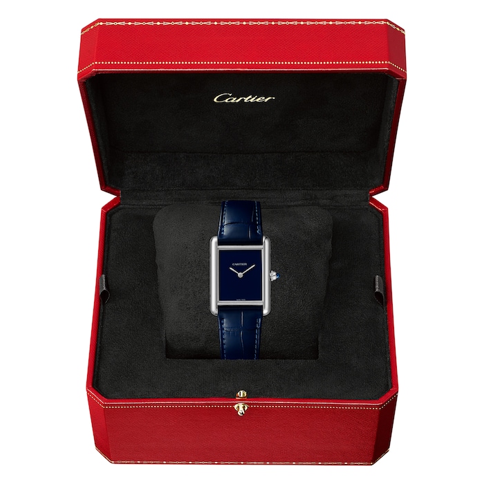 Cartier Tank Must Watch, Large Model, High Autonomy Quartz Movement, Steel Case