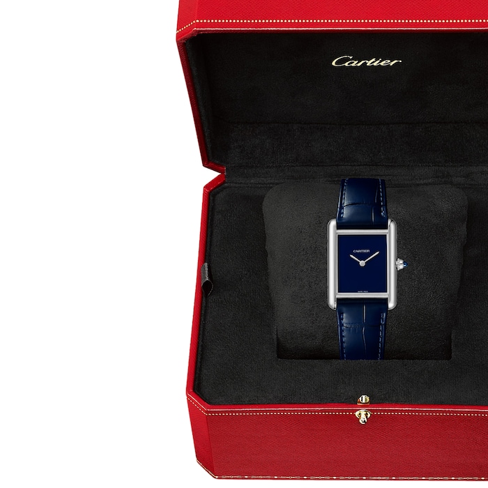 Cartier Tank Must Watch, Large Model, High Autonomy Quartz Movement, Steel Case