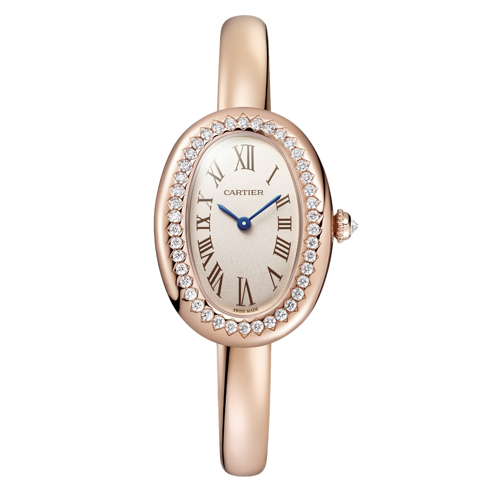 Cartier Baignoire De Cartier Watch, Small Model, Size 15, Quartz Movement, Rose Gold Case