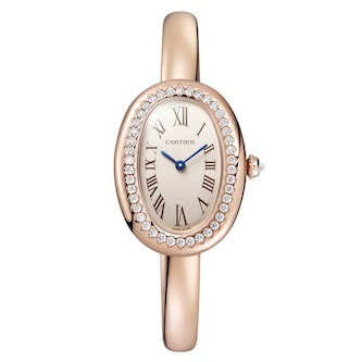 Cartier Baignoire Watch, Small Model, Size 15, Quartz Movement, Rose Gold Case