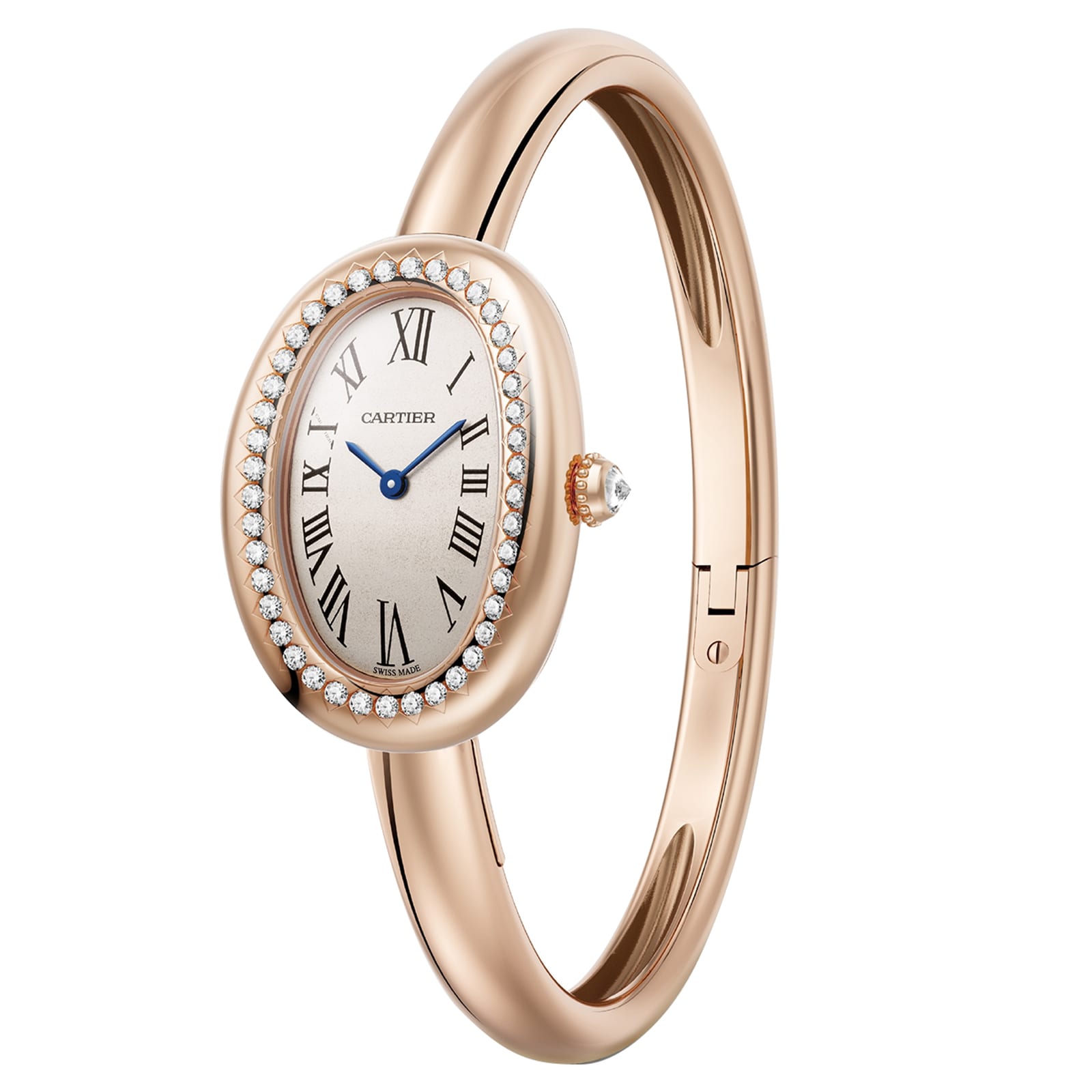 Cartier Baignoire De Cartier Watch, Small Model, Size 15, Quartz Movement, Rose Gold Case