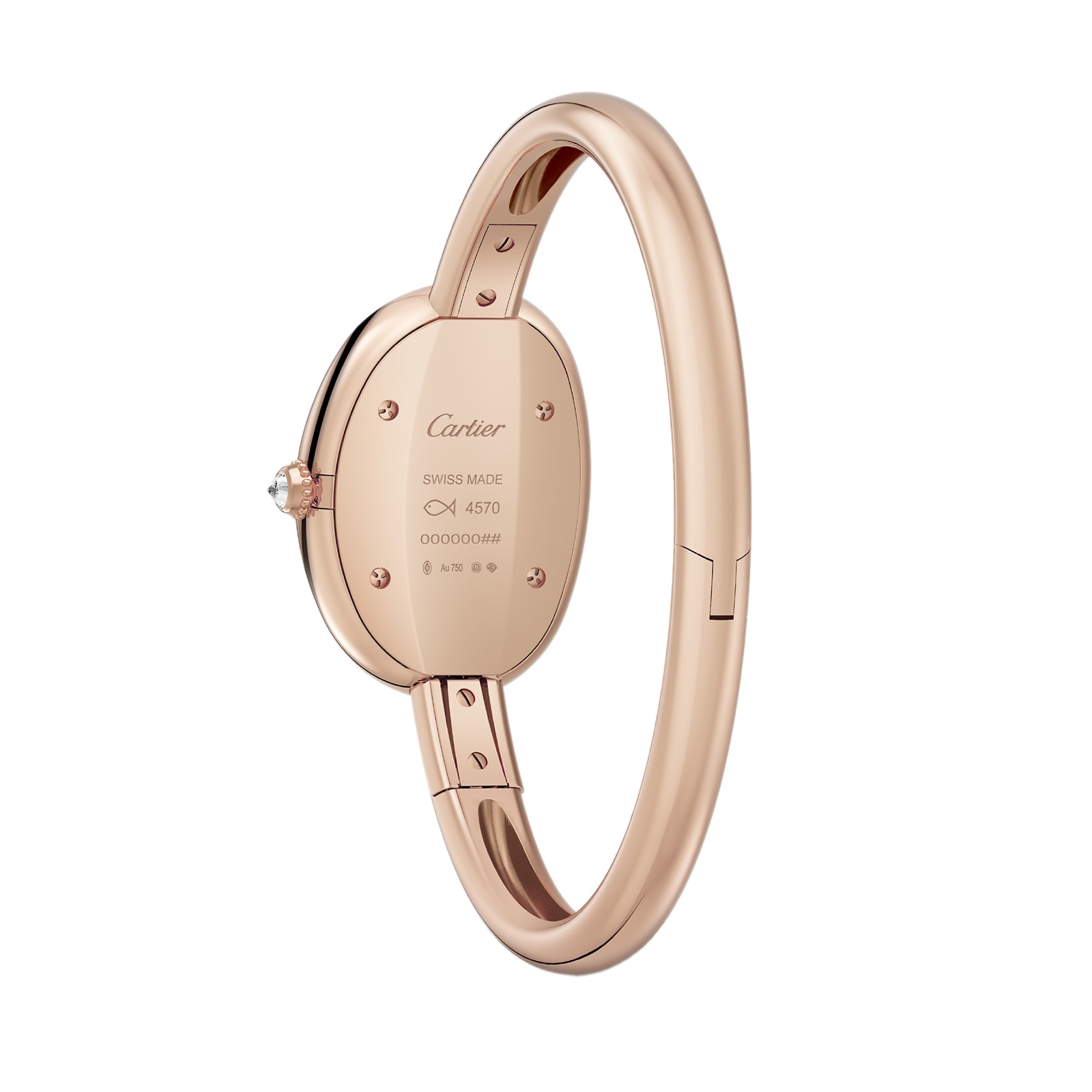 Cartier Baignoire Watch, Small Model, Size 15, Quartz Movement, Rose Gold Case Cartier Baignoire Watch, Small Model, Size 15, Quartz Movement, Rose Gold Case