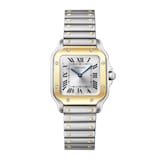 Cartier Santos De Cartier, Small Model, Quartz, Yellow Gold, Steel