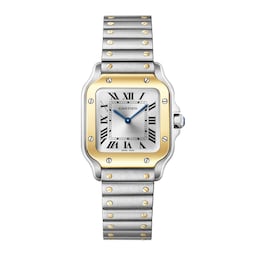 17311655 - Santos De Cartier, Small Model, Quartz, Yellow Gold, Steel