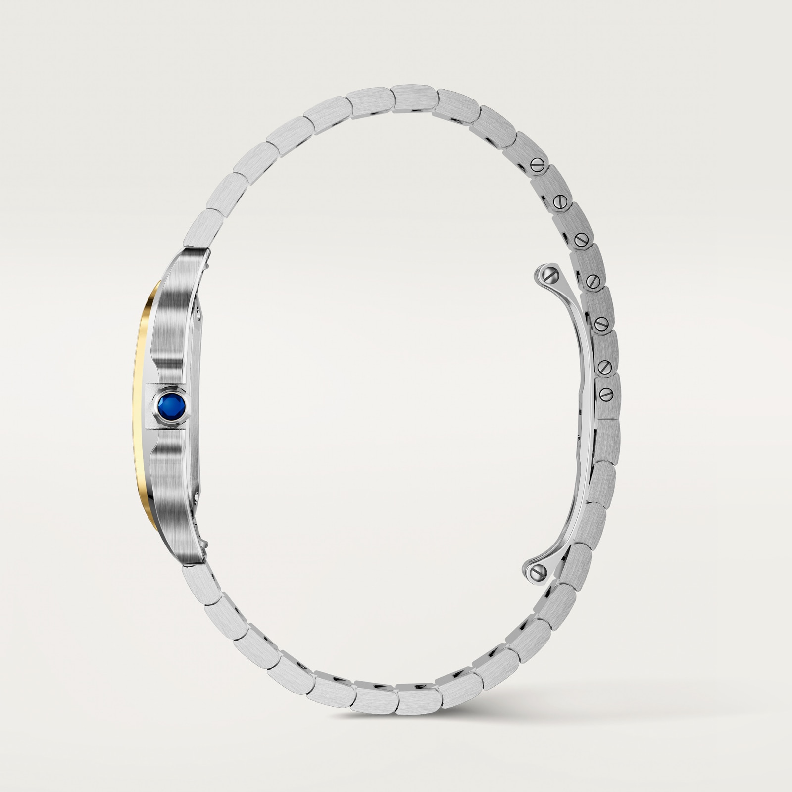 Cartier Santos De Cartier, Small Model, Quartz, Yellow Gold, Steel Cartier Santos De Cartier, Small Model, Quartz, Yellow Gold, Steel
