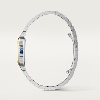 Cartier Santos De Cartier, Small Model, Quartz, Yellow Gold, Steel Cartier Santos De Cartier, Small Model, Quartz, Yellow Gold, Steel