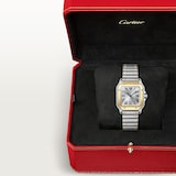 Cartier Santos De Cartier, Small Model, Quartz, Yellow Gold, Steel