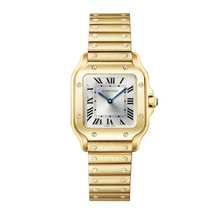 Cartier Santos De Cartier, Small Model, Quartz, Yellow Gold