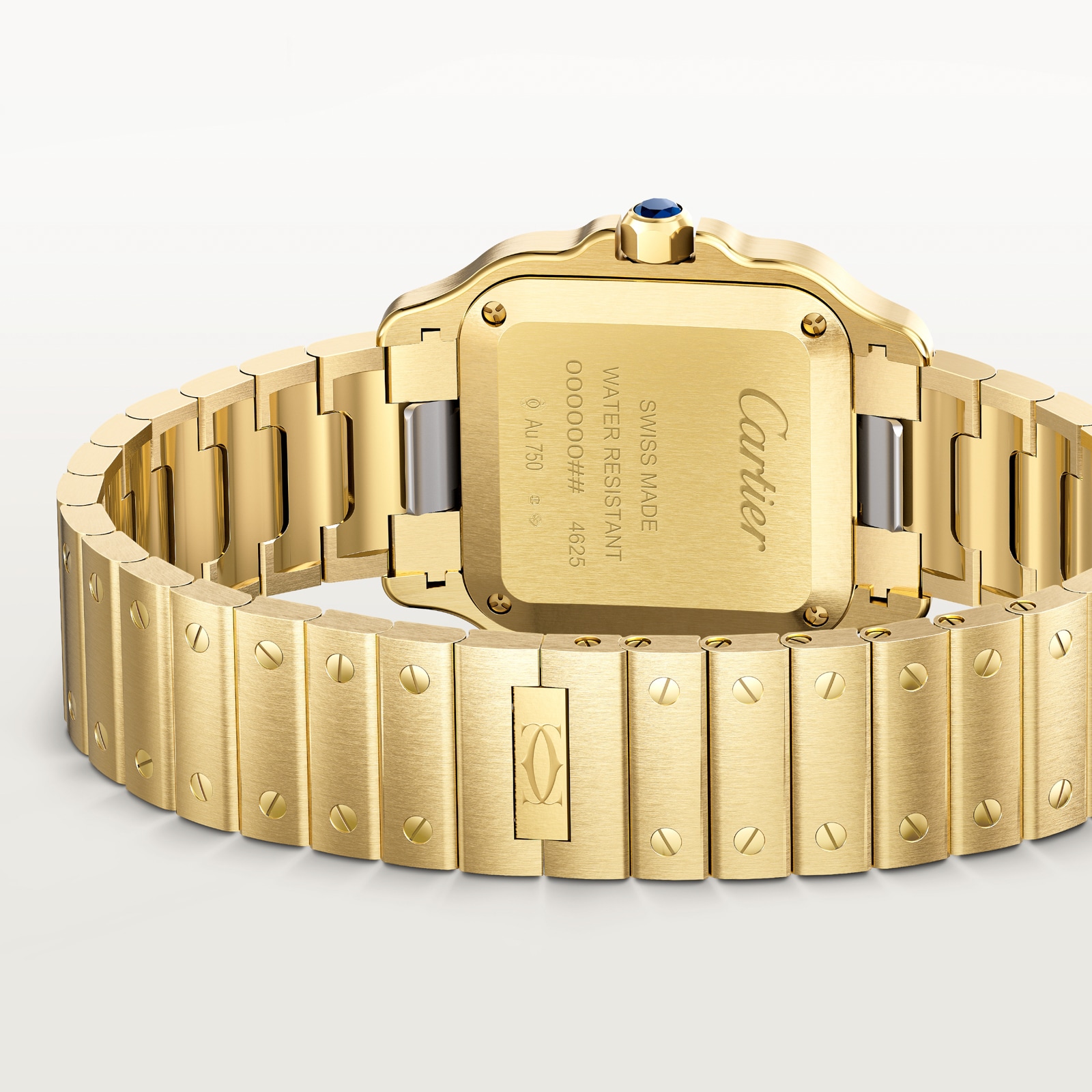 Cartier Santos De Cartier, Small Model, Quartz, Yellow Gold