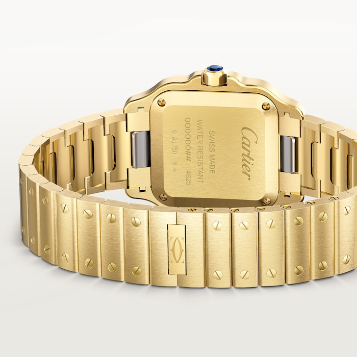Cartier Santos De Cartier, Small Model, Quartz, Yellow Gold