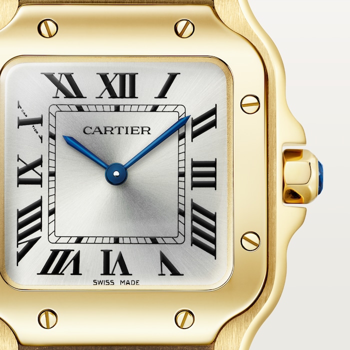Cartier Santos De Cartier, Small Model, Quartz, Yellow Gold