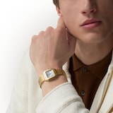 Cartier Santos De Cartier, Small Model, Quartz, Yellow Gold
