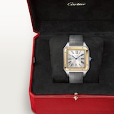 Cartier Santos Dumont Watch, Extra-Large Model, Manual Winding, Yellow Gold, Steel