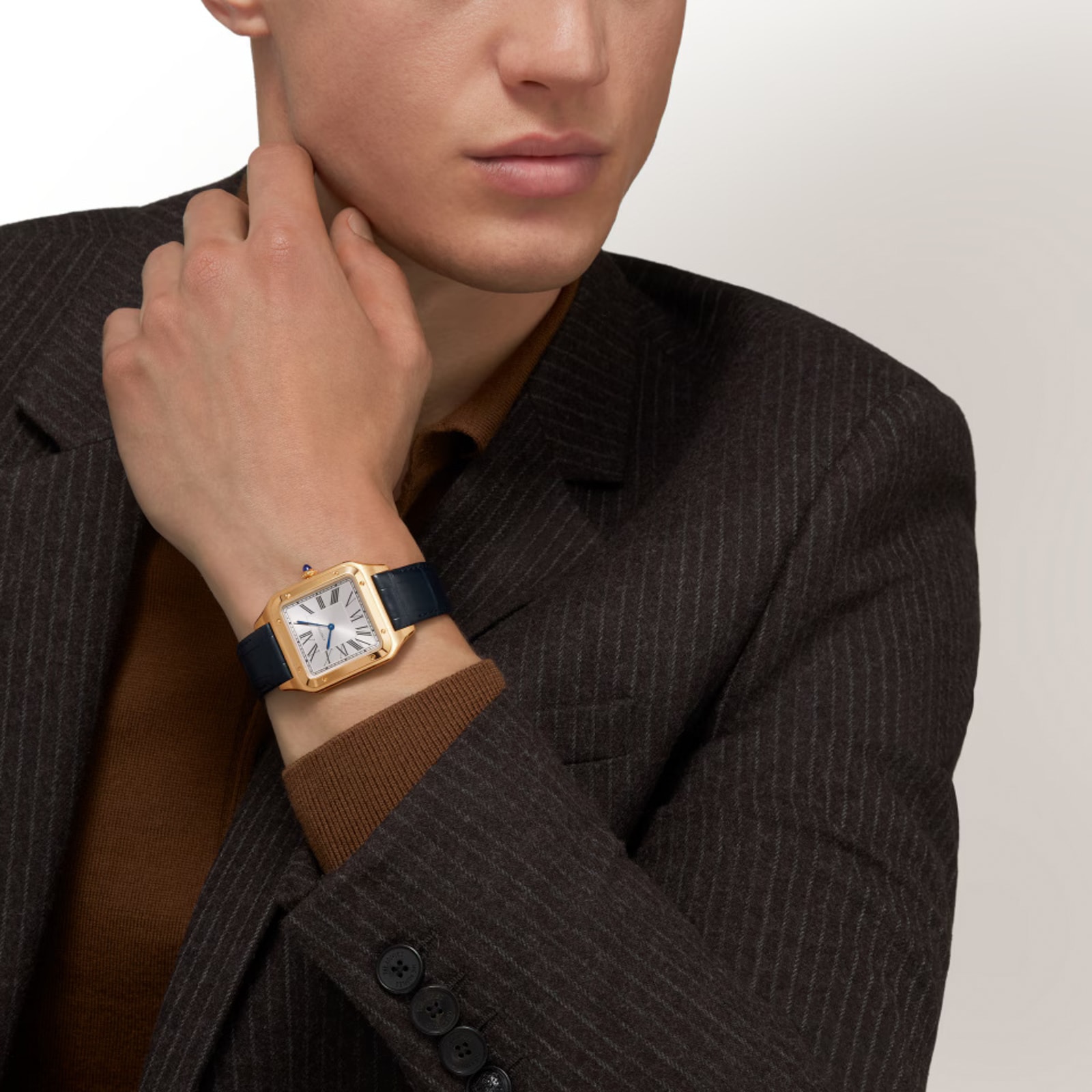 Cartier Santos-Dumont Watch, Extra-Large Model, Manual Winding, Yellow Gold Cartier Santos-Dumont Watch, Extra-Large Model, Manual Winding, Yellow Gold
