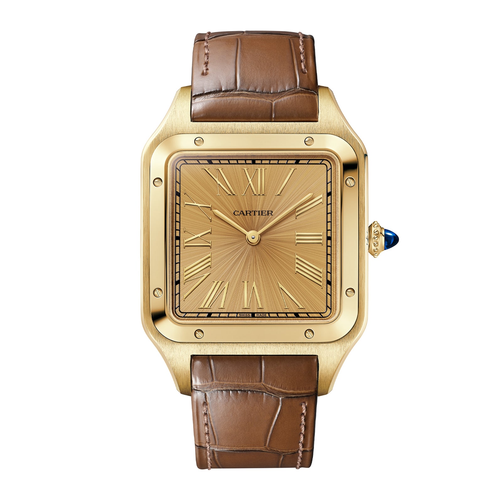 Cartier Santos-Dumont Watch, Extra-Large Model, Manual Winding, Yellow Gold Cartier Santos-Dumont Watch, Extra-Large Model, Manual Winding, Yellow Gold