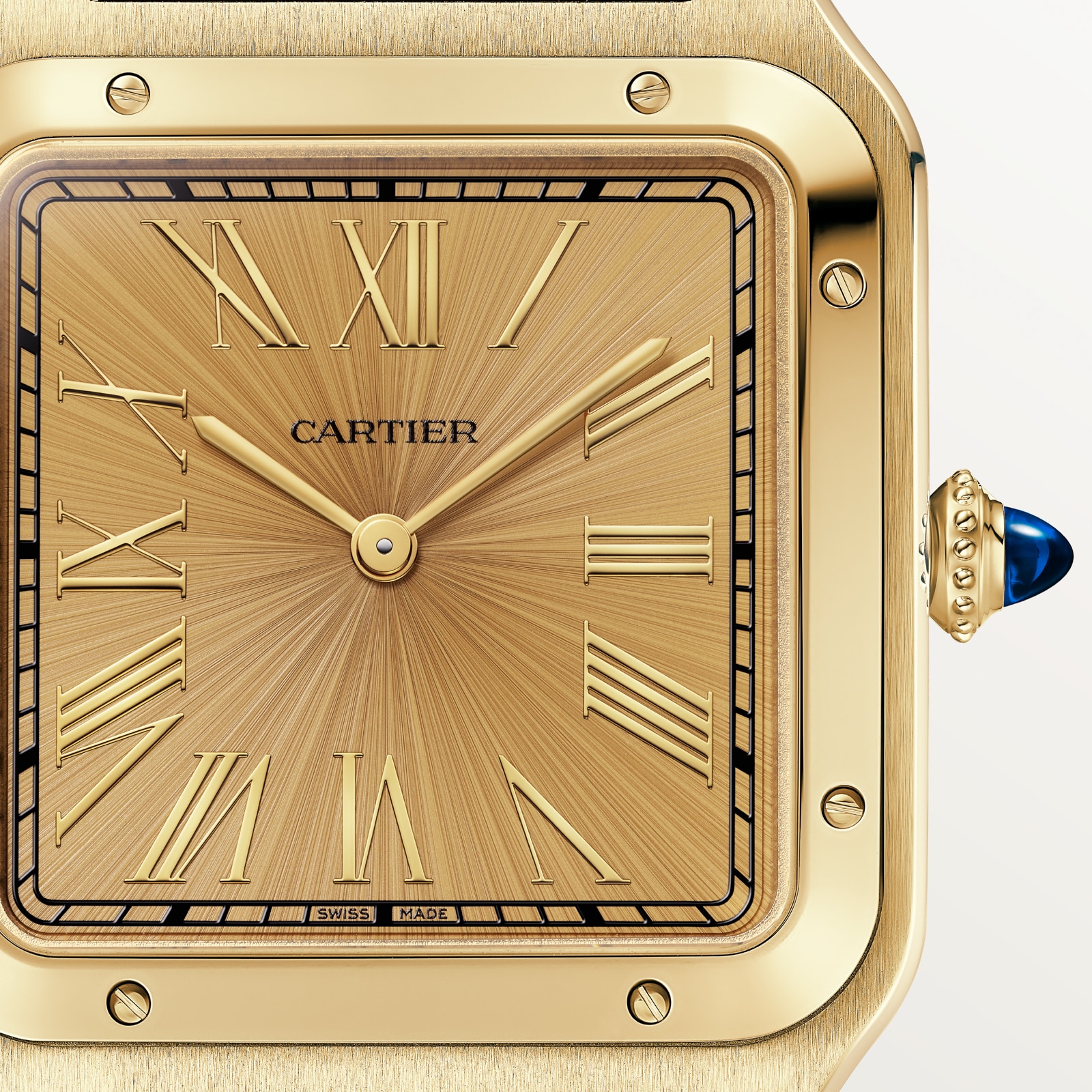 Cartier Santos-Dumont Watch, Extra-Large Model, Manual Winding, Yellow Gold Cartier Santos-Dumont Watch, Extra-Large Model, Manual Winding, Yellow Gold