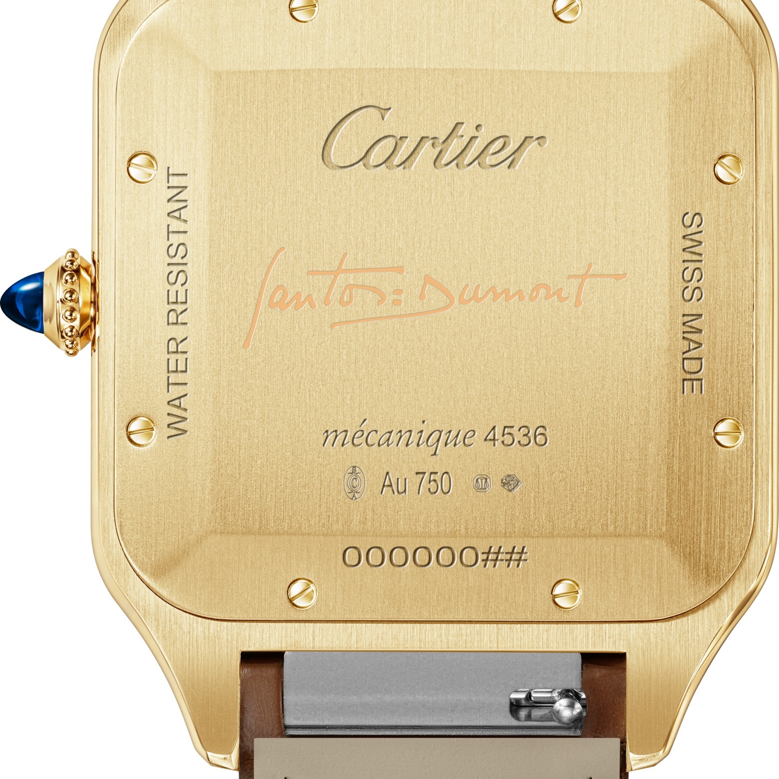 Cartier Santos-Dumont Watch, Extra-Large Model, Manual Winding, Yellow Gold Cartier Santos-Dumont Watch, Extra-Large Model, Manual Winding, Yellow Gold