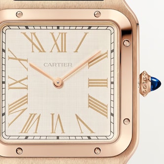Cartier Santos-Dumont watch, extra-large model, Manufacture mechanical movement with manual winding, Rose gold Cartier Santos-Dumont watch, extra-large model, Manufacture mechanical movement with manual winding, Rose gold
