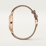 Cartier Santos-Dumont watch, extra-large model, Manufacture mechanical movement with manual winding, Rose gold