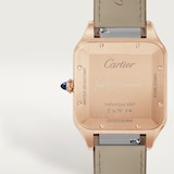 Cartier Santos-Dumont watch, extra-large model, Manufacture mechanical movement with manual winding, Rose gold