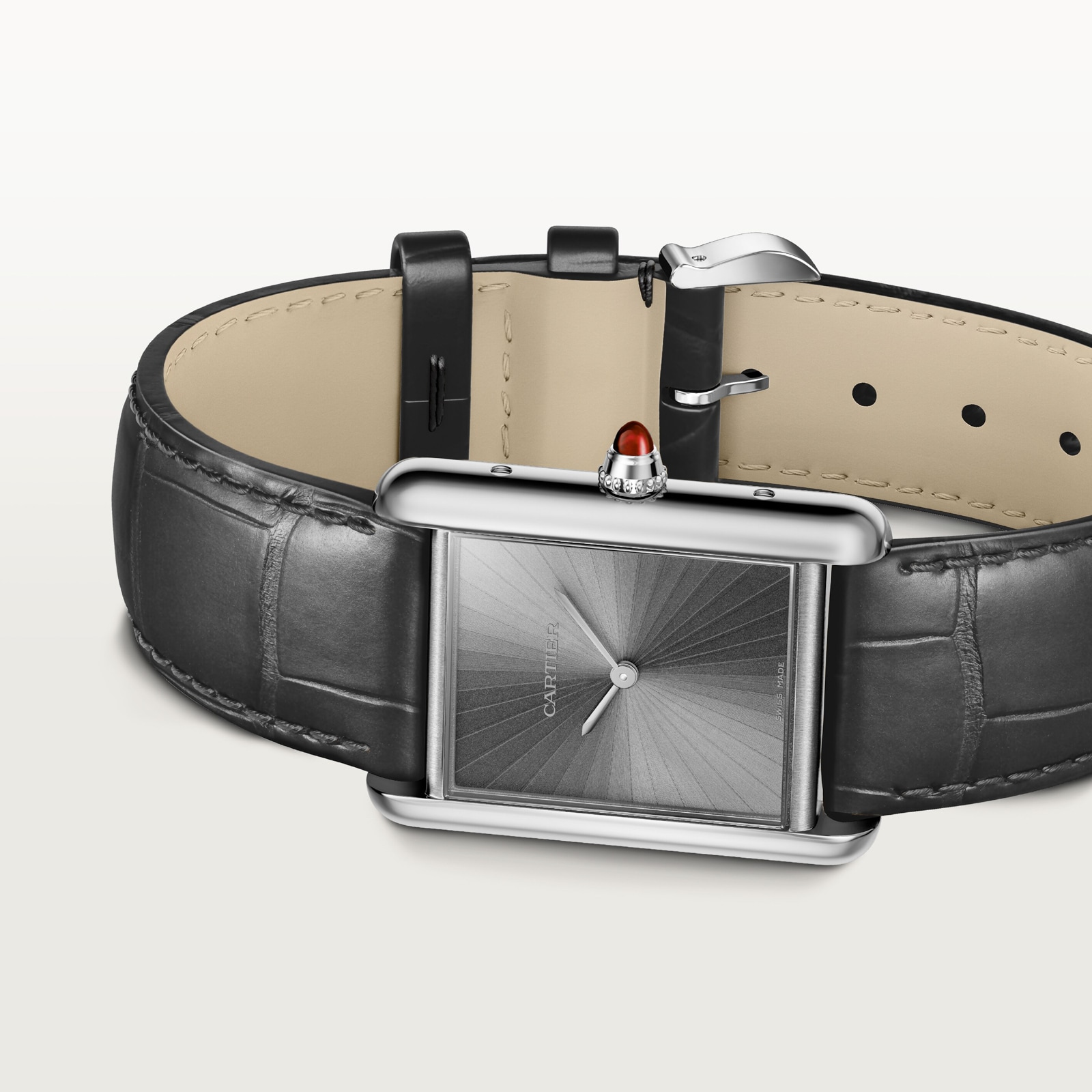 Cartier Tank Louis Cartier watch, large model, Manufacture mechanical movement with manual winding Cartier Tank Louis Cartier watch, large model, Manufacture mechanical movement with manual winding