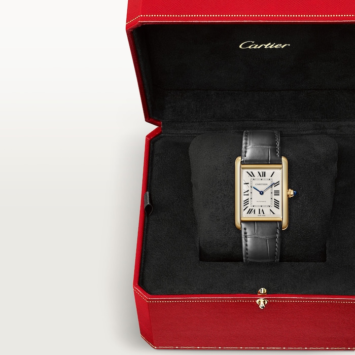 Cartier Tank Louis Cartier watch, large model, mechanical movement with automatic winding